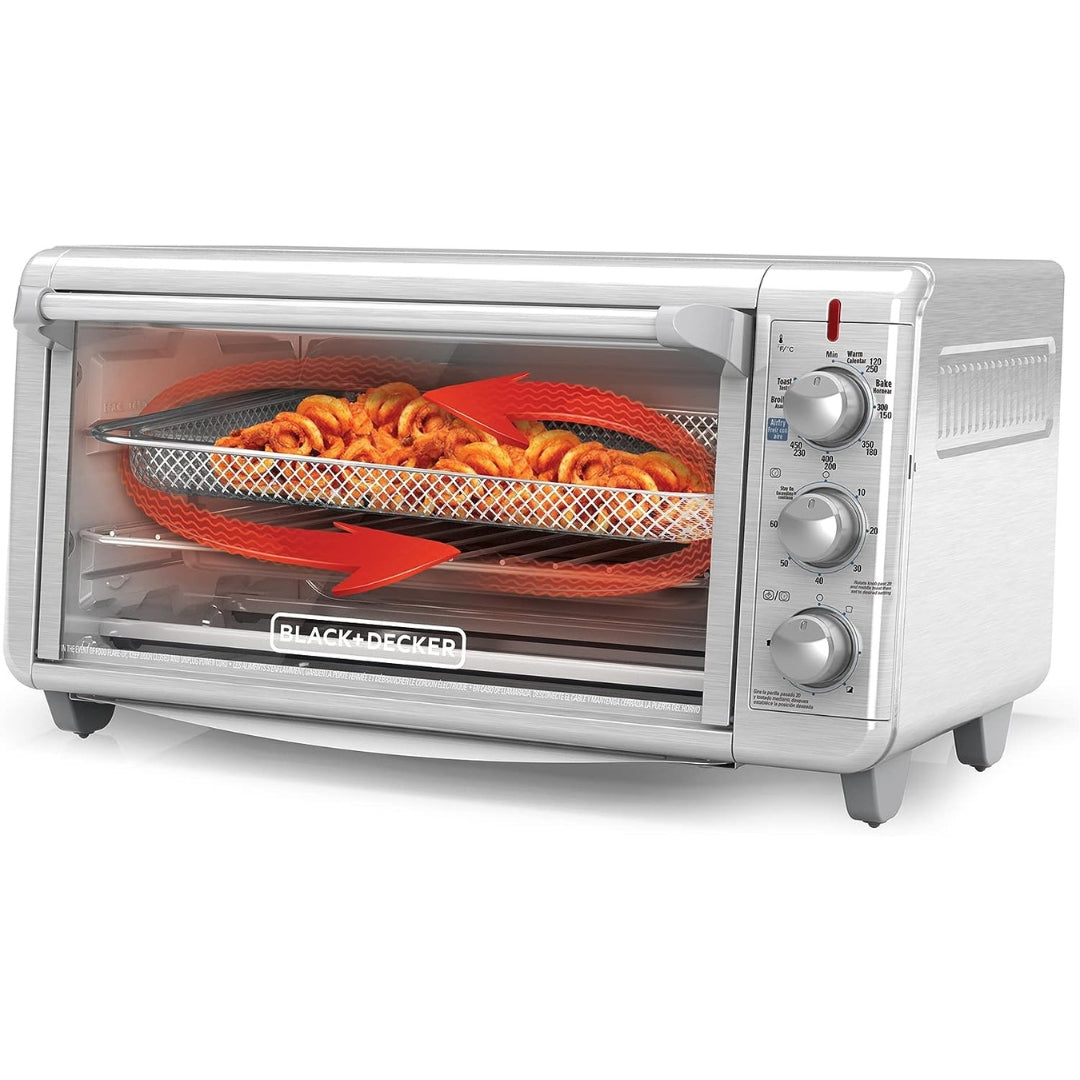 Horno con Freidora de Aire Extra Amplio Black and Decker TO3265XSSLA BLACK + DECKER
