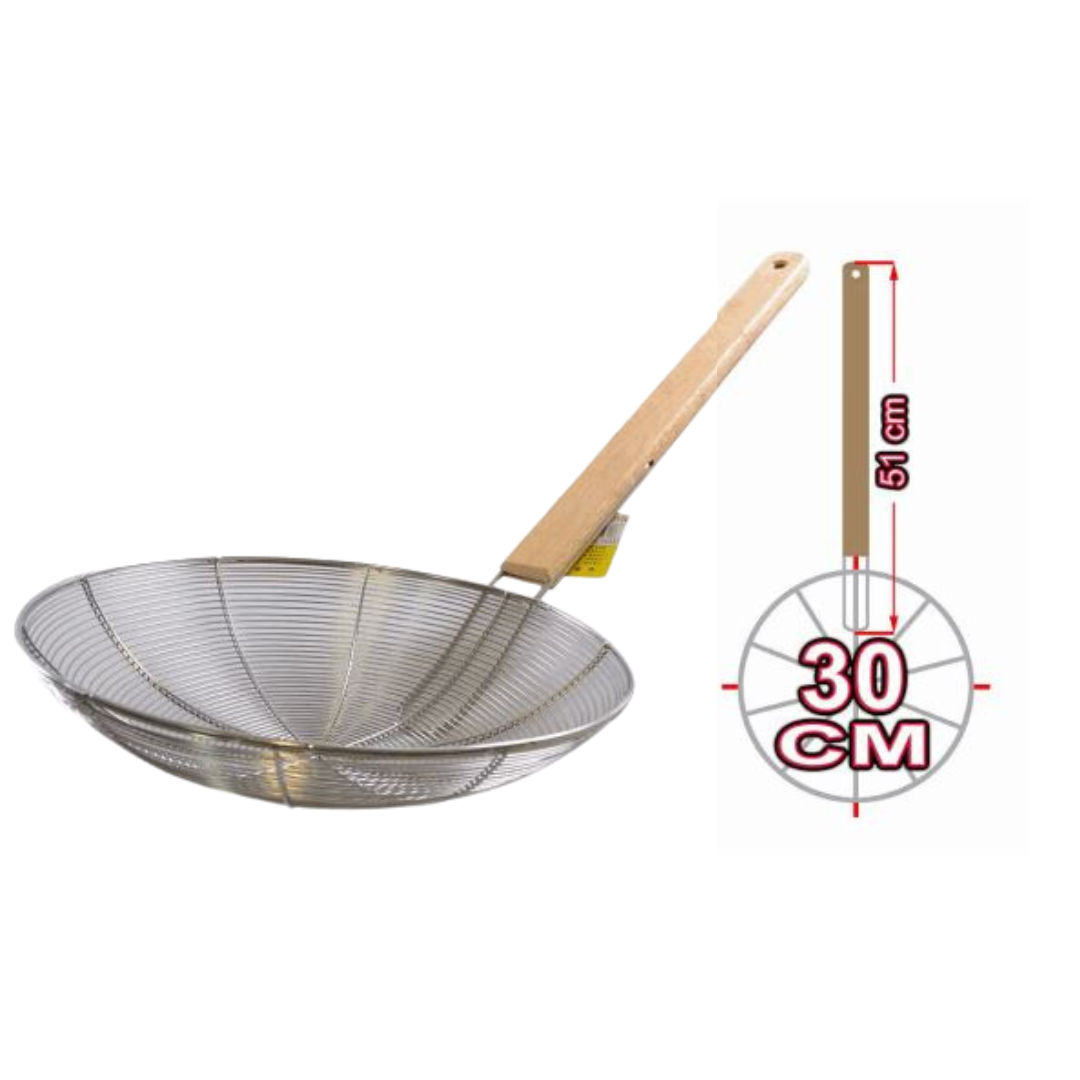 Colador con Mango de Madera 30cm 96941 Selecto