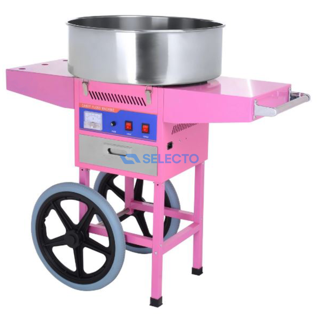 Máquina de Algodón con Carreta 110V HEC-03C Selecto