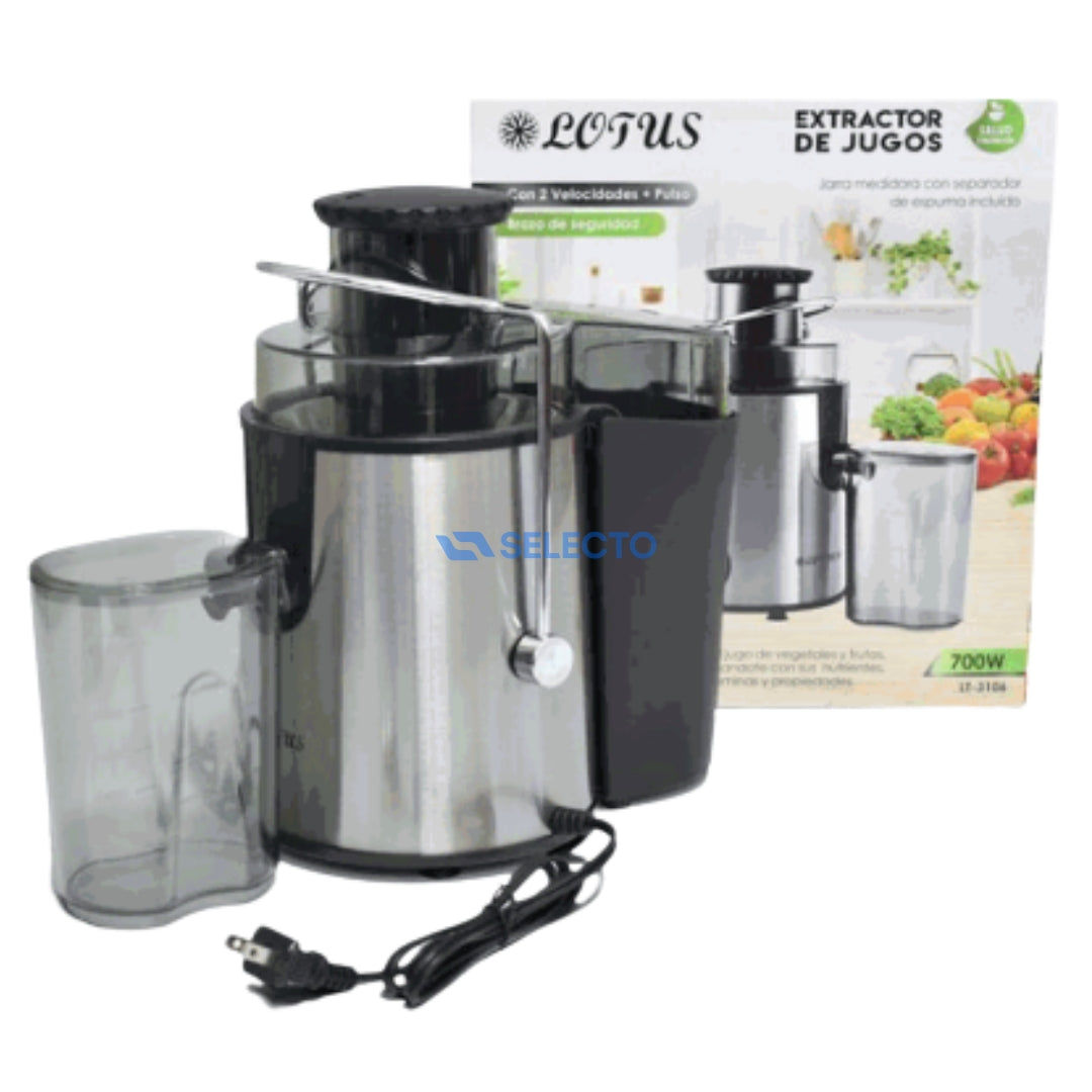 Extractor de Jugos Eléctrico 700W Lotus LT-3106 LOTUS