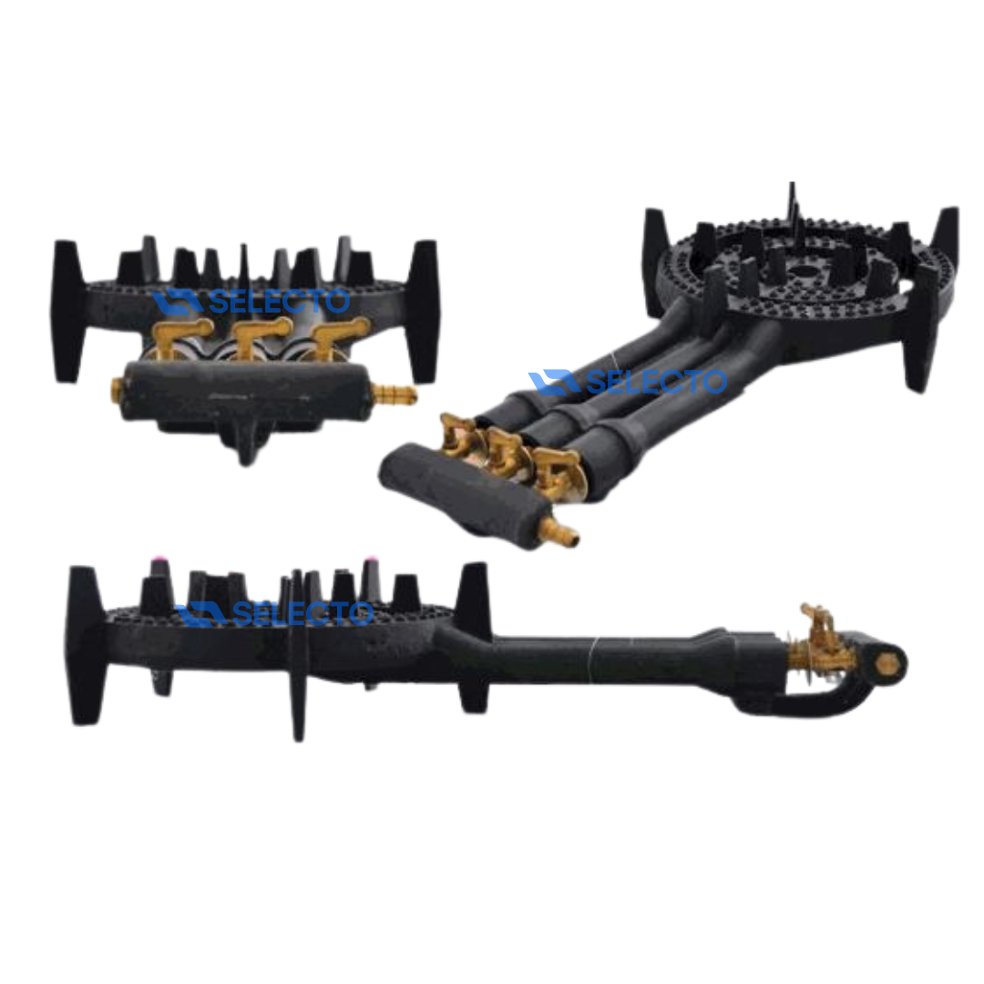 Quemador de Hierro Negro de 3 Llaves a Gas Lotus 40-1 LOTUS
