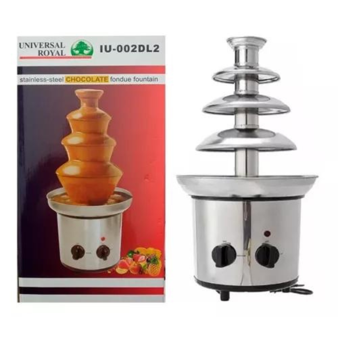 Fuente de Chocolate de 4 Niveles Universal Royal IU-002DL2 UNIVERSAL ROYAL