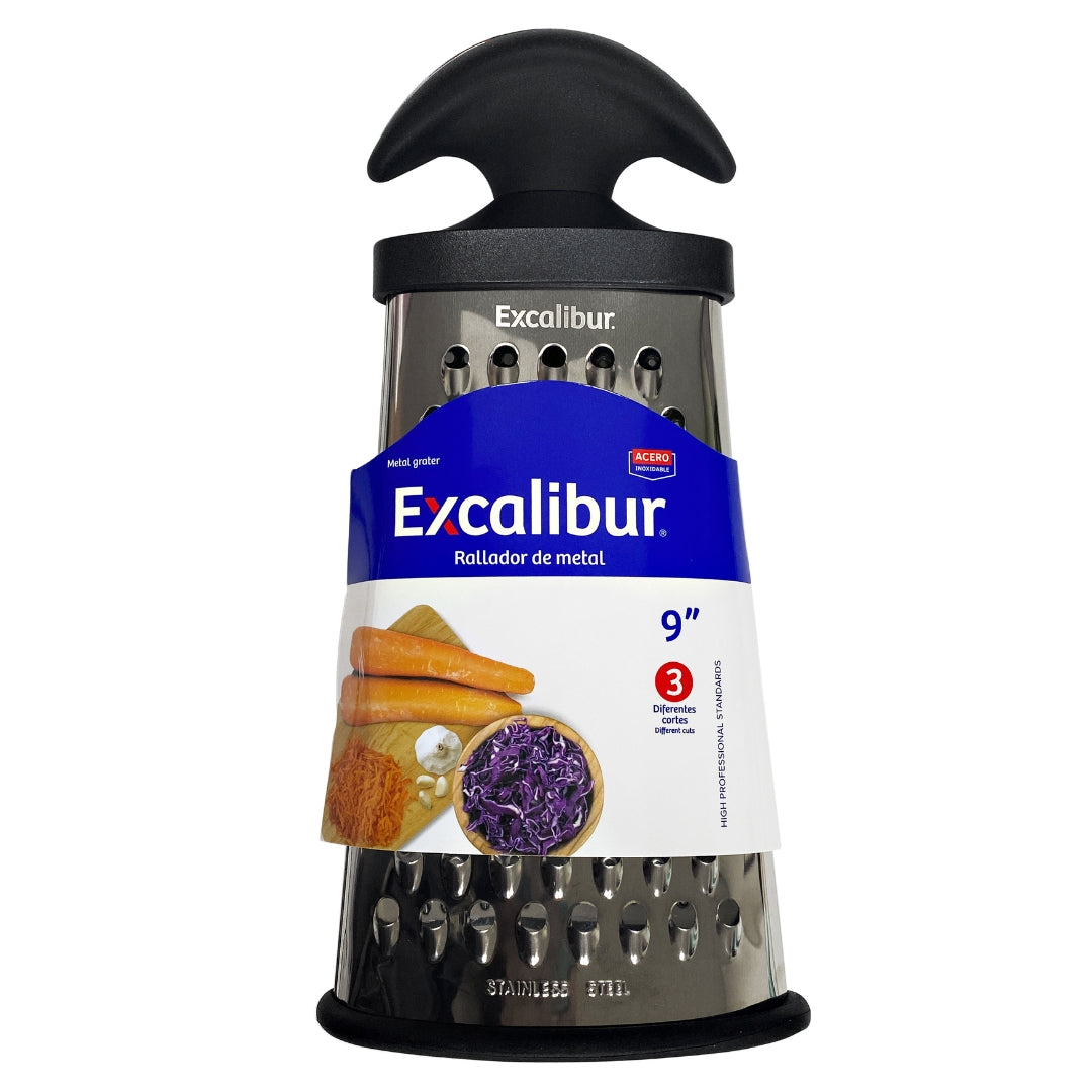 Rallador de Cocina con 3 Cortes Diferentes de 9" Excalibur A151-KT2303