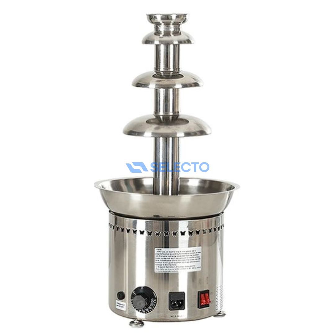 Fuente de Chocolate de 4 Niveles Industrial 110V/60Hz CF-8084