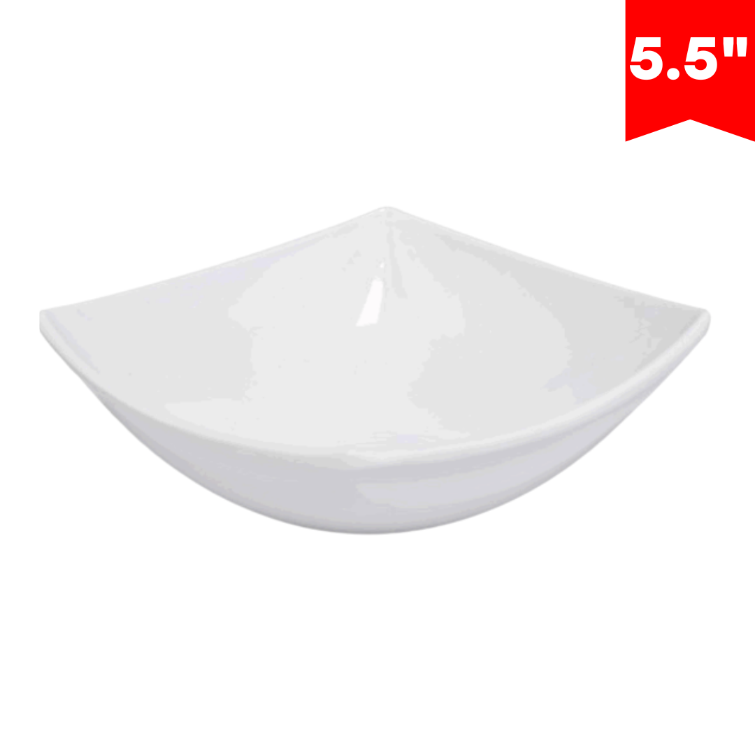 (LLEGANDO 26 DE FEB) Bowl de Melamina Blanco 5.5" 14x4cm BG-8218-5-5W Plato.