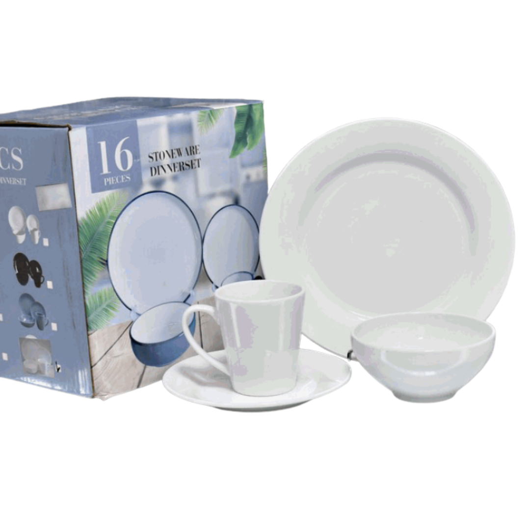 Set de 16 Vajillas de Porcelana ST-5026 Selecto