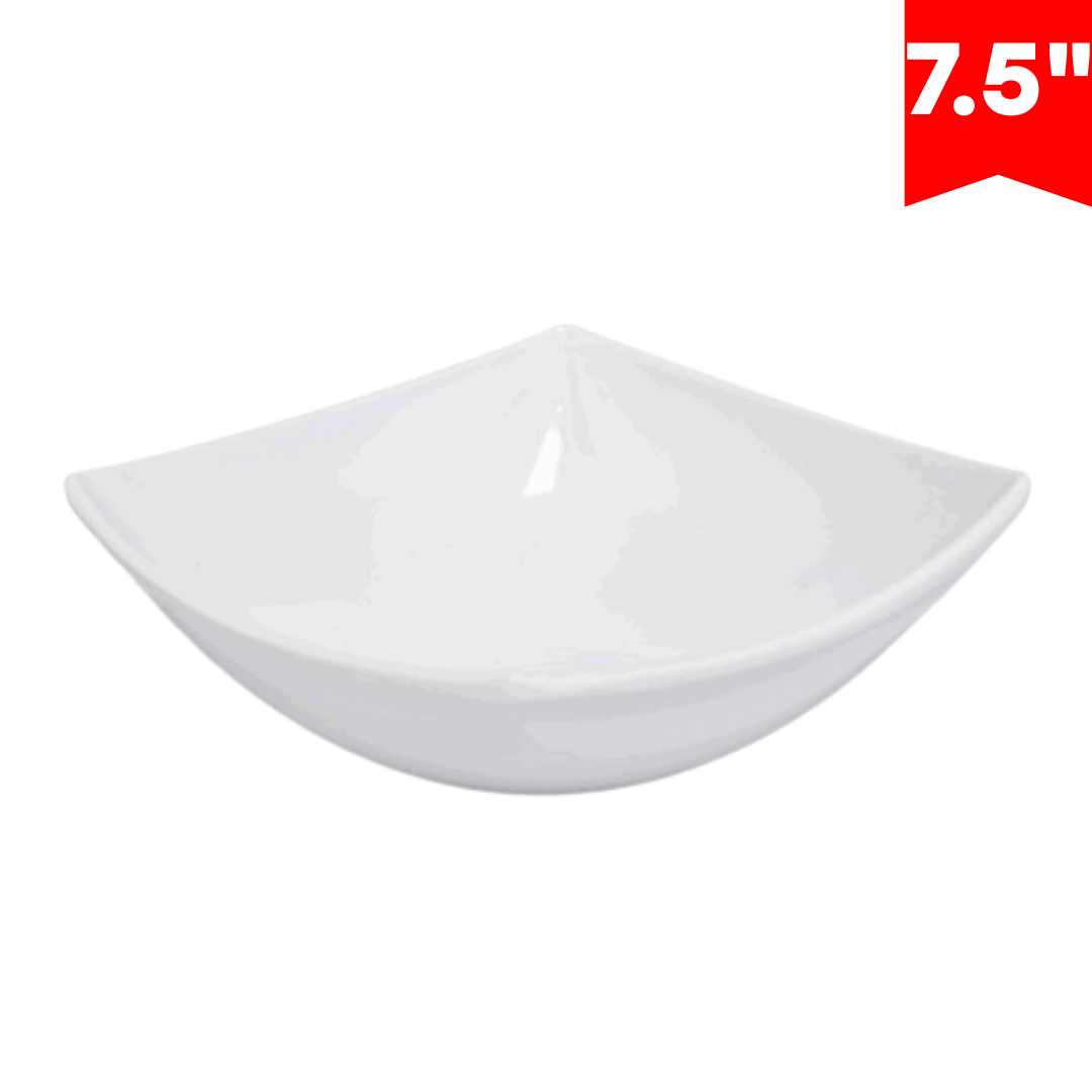 Bowl de Melamina Blanco 7.5" BG-8218-7-5W Plato.
