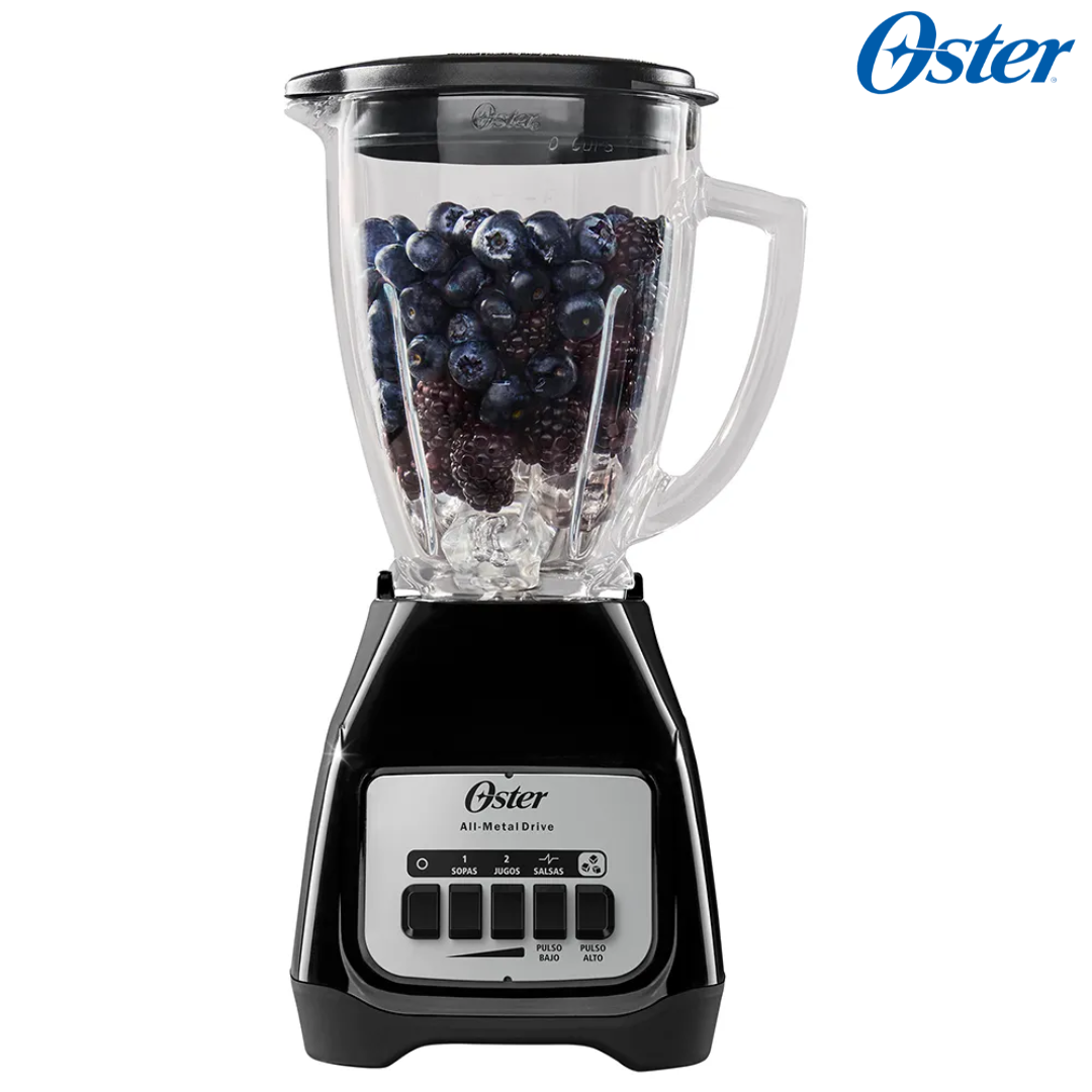 Licuadora Oster® 2 velocidades más pulso y vaso de vidrio BLSTKAG-BPB