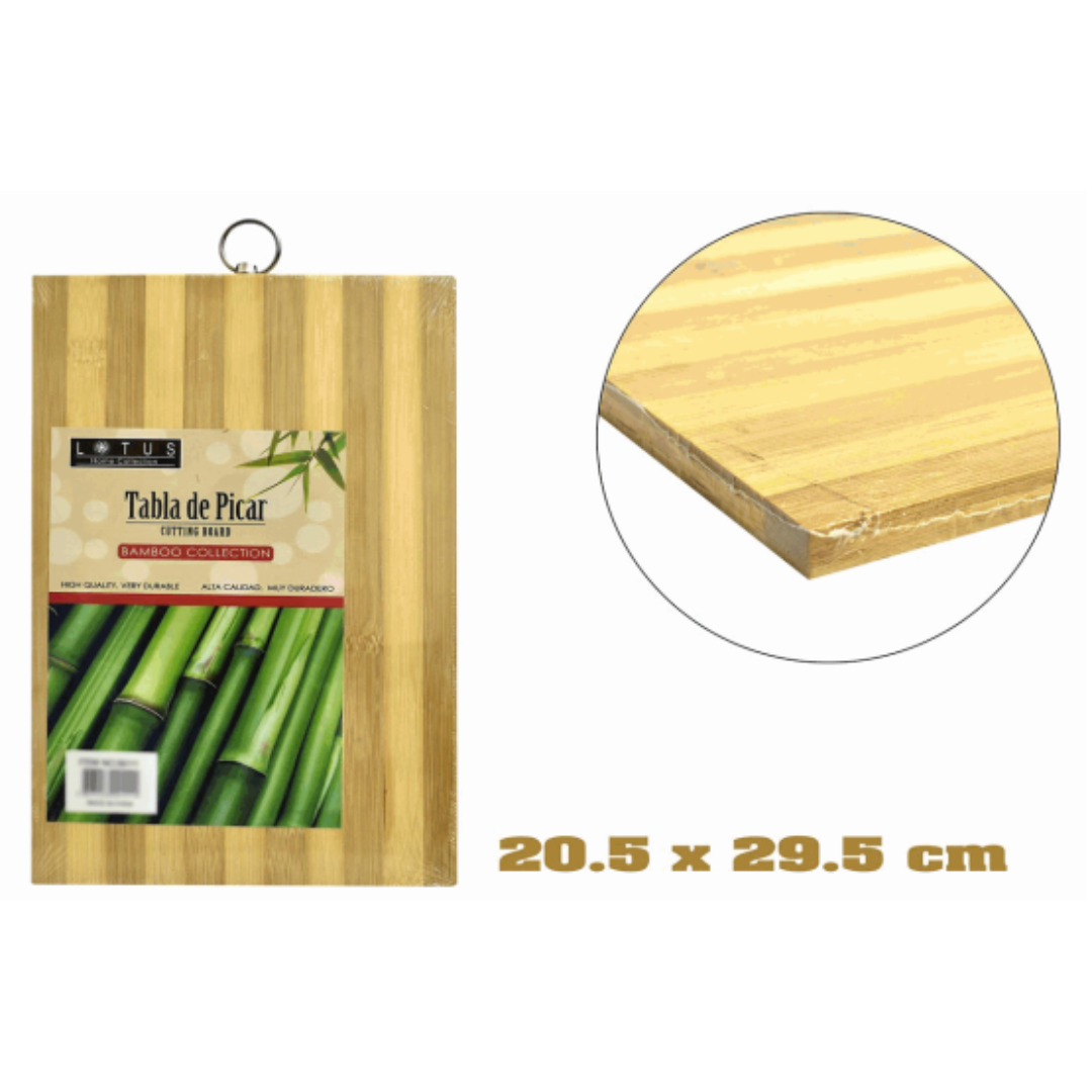 Tabla de Picar de Bambú 20.5x29.5cm Lotus 99111 Bamboo.