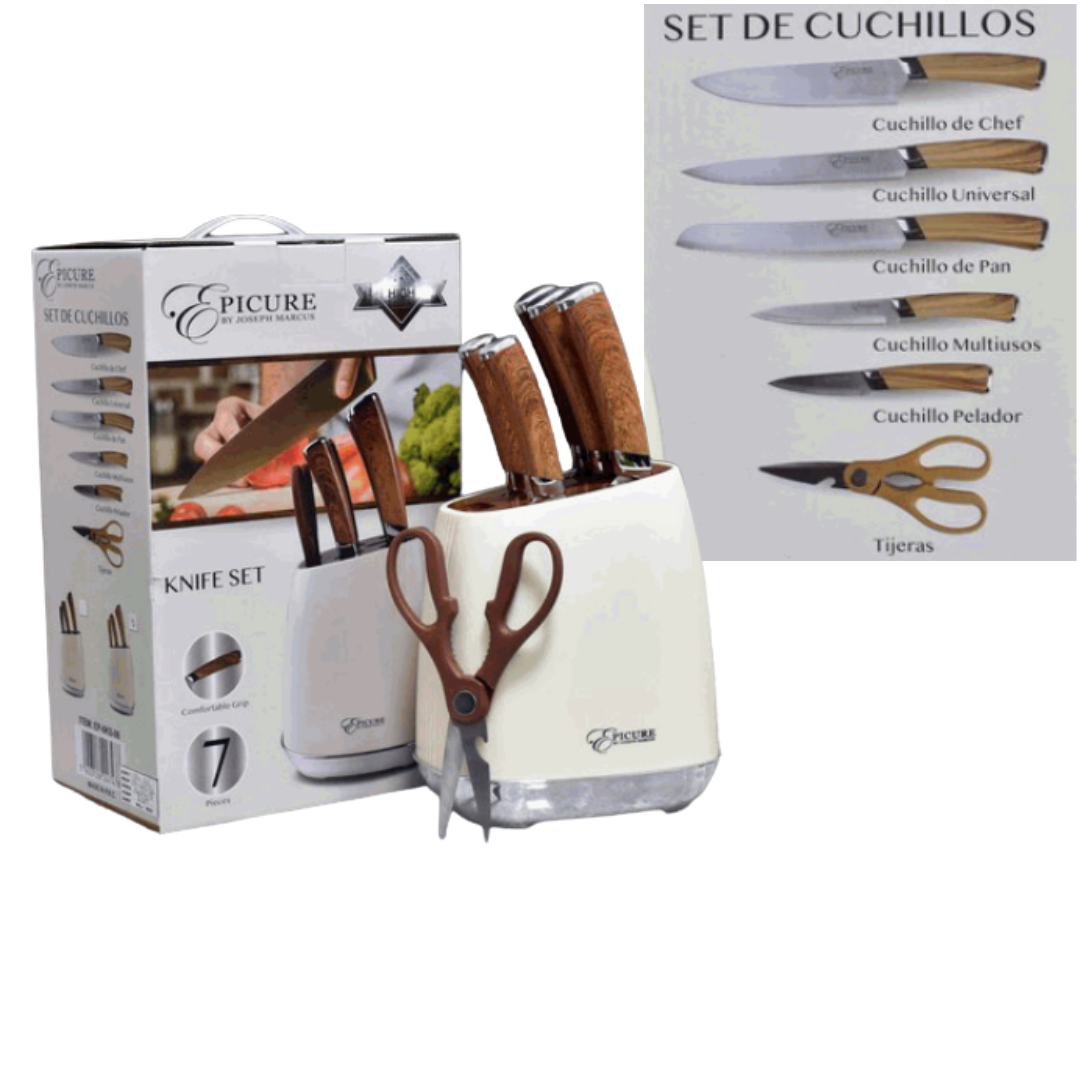 Set de Cuchillos 7 Piezas EP-6KS-06 Selecto