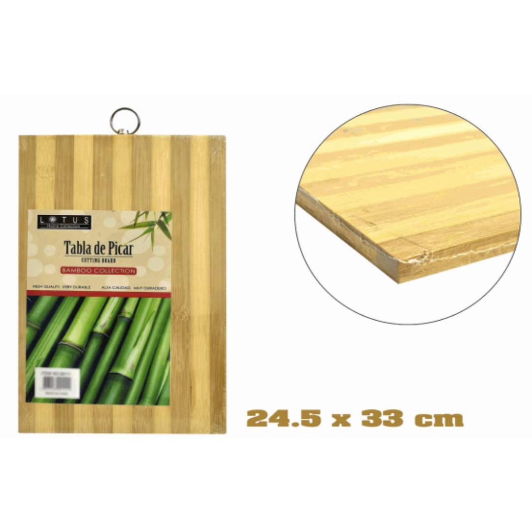 Tabla de Picar de Bambú 24.5x33cm Lotus 81015