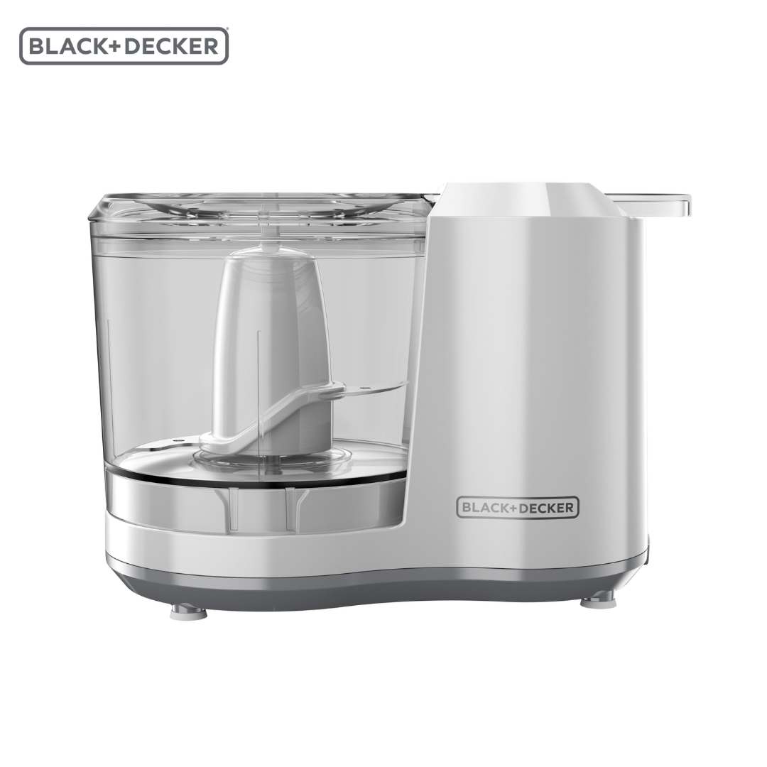 Procesador de Alimentos 1.5 Tazas 70W Black and Decker HC150W Picatodo. BLACK + DECKER
