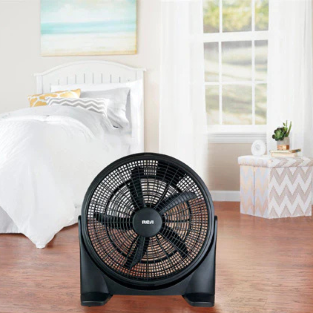 Abanico de Piso 20" / 5 Aspas / 100W Negro RCA RCFAN50100 RCA