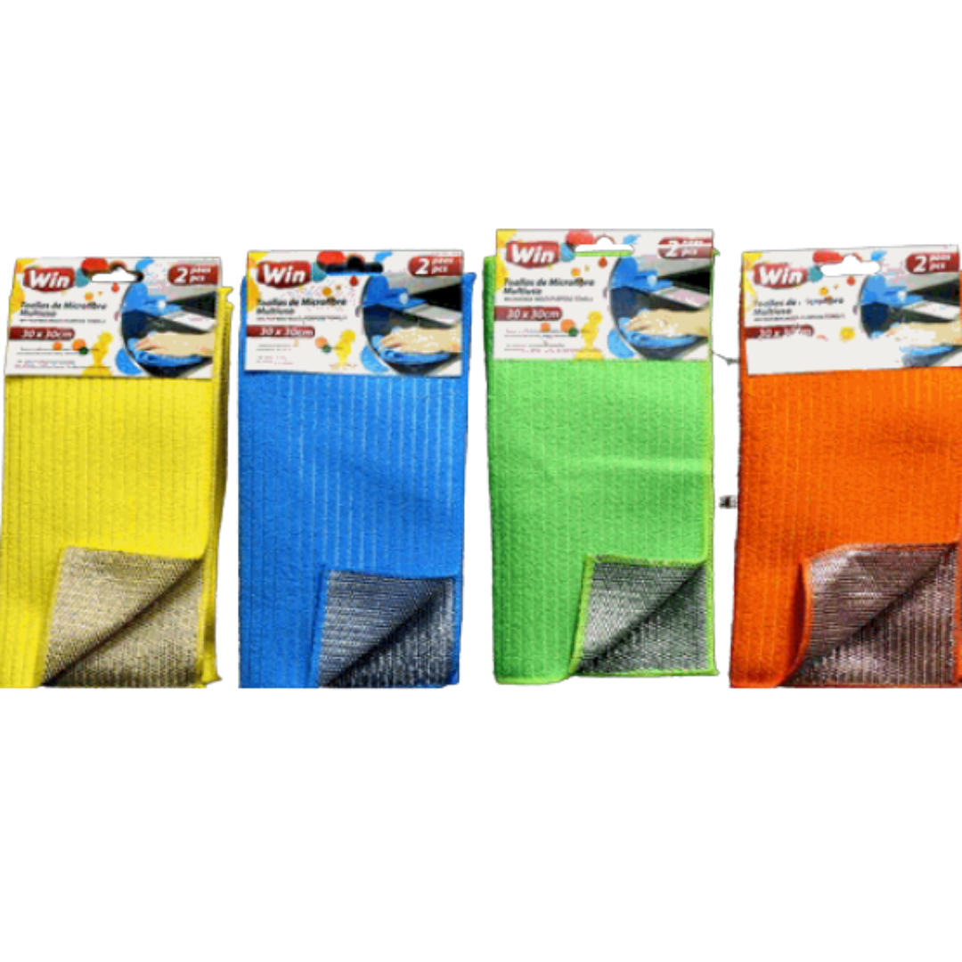 Set 2 Limpiones de Microfibra para Cocina WIN WIN-803327
