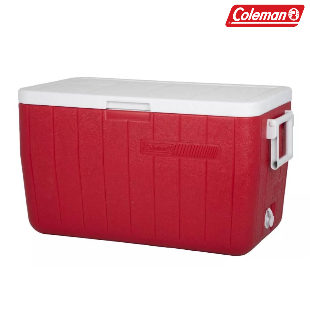 (LLEGANDO 12 DE JUNIO) Hielera Cooler Chiller 45 Litros 48QT Rojo Coleman 2209886