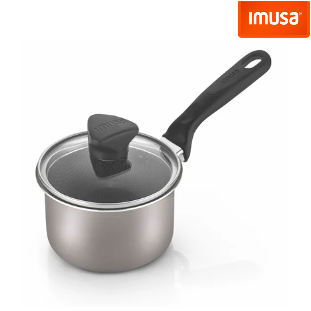 Perol Antiadherente 10cm con Tapa de Vidrio Talent Imusa 0382600