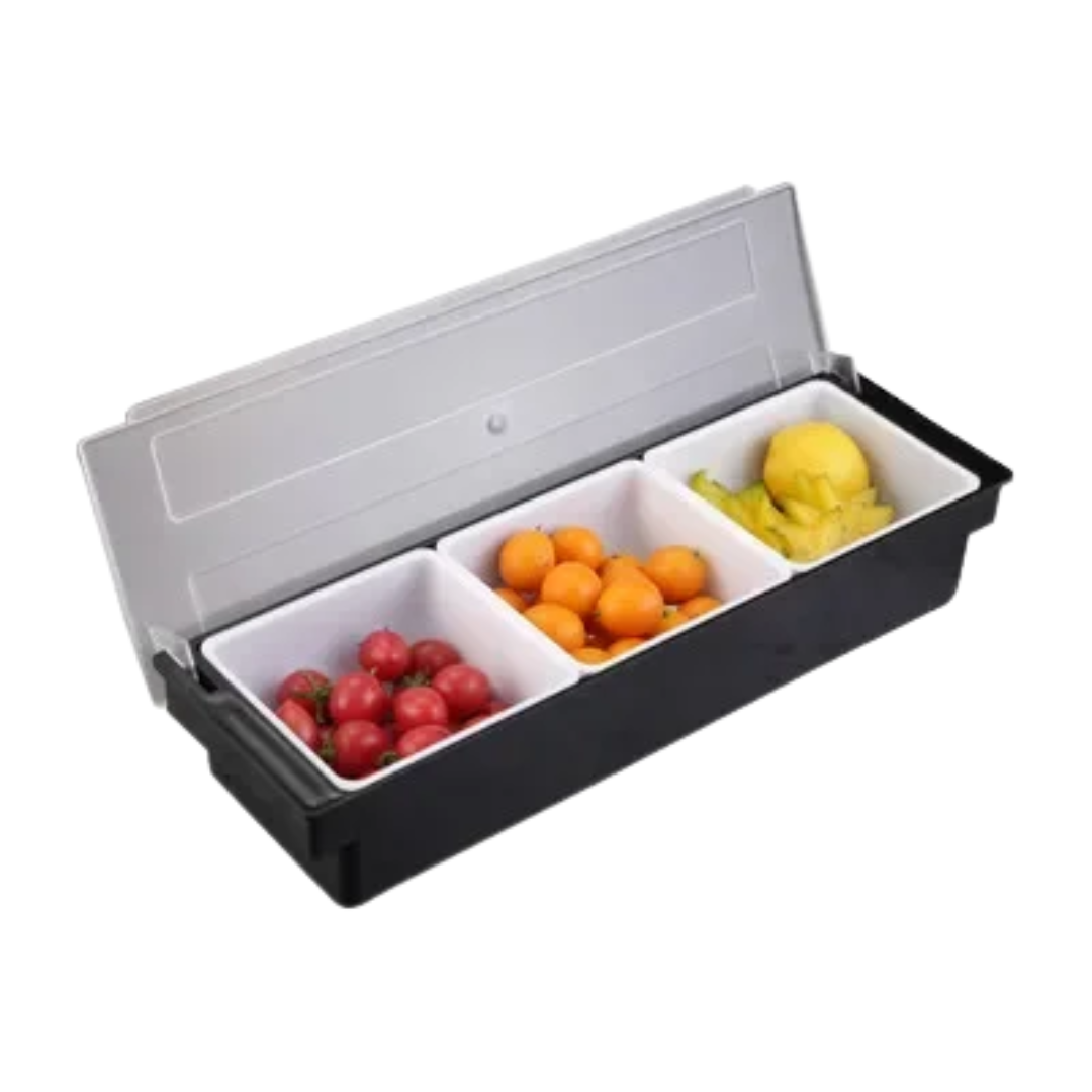 Almacenador de 3 Compartimientos de Plástico 808031-3 Selecto