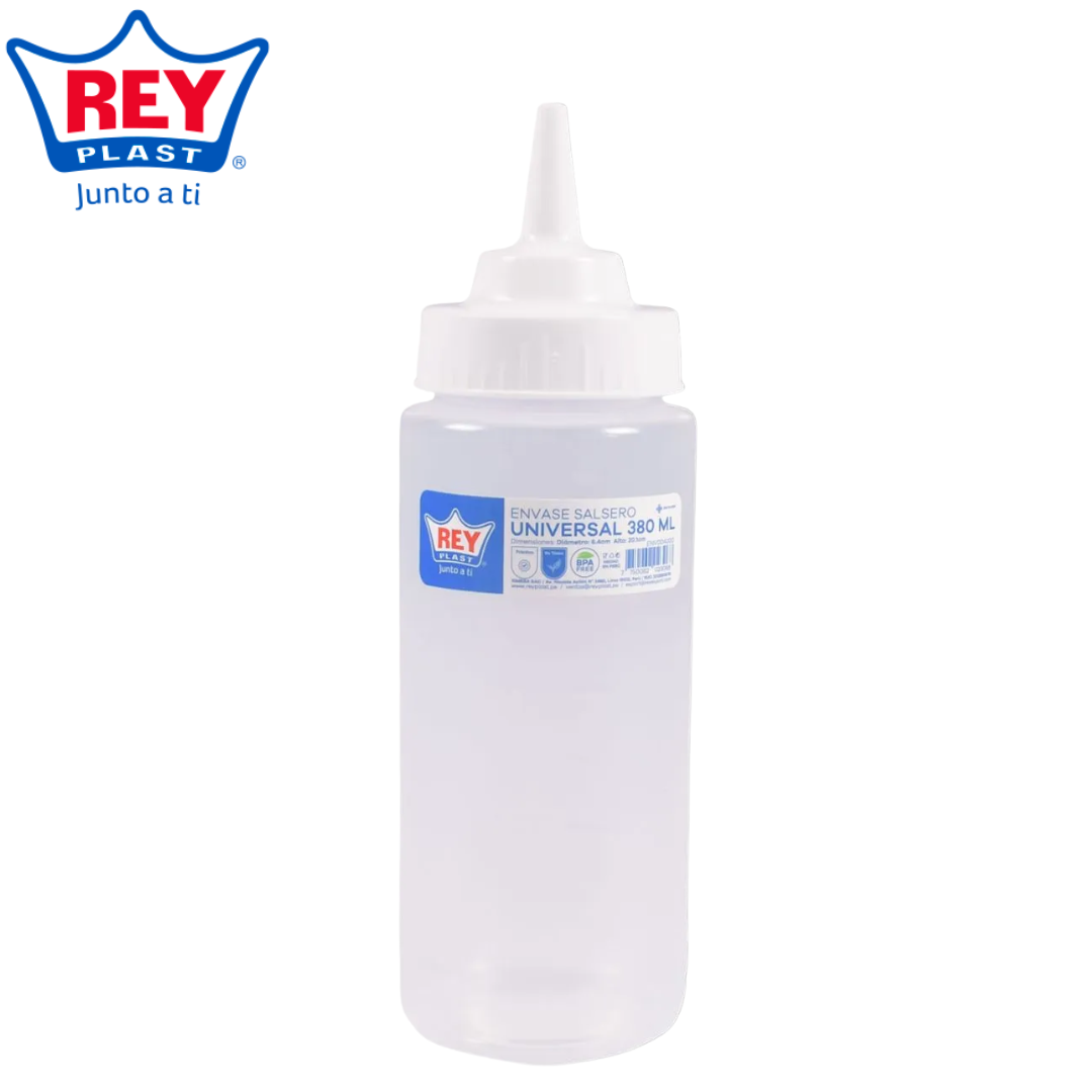 Envase de Salsa Plástico 380ml Reyplast ENV004000