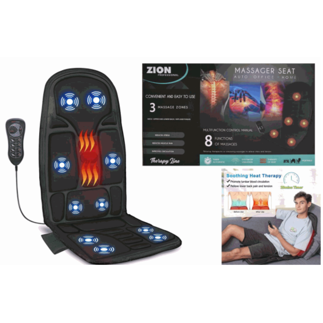 Asiento Masajeador 8 Funciones de Masaje ZN-609