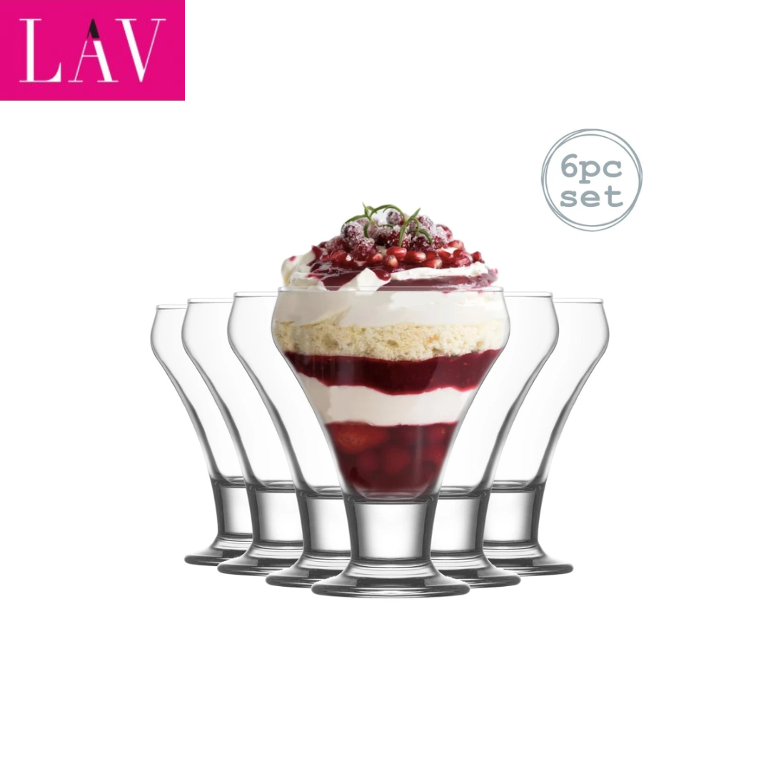 Set 6 Copas para Helado y Postre 305ml Frosty LAV LV-FRO378F