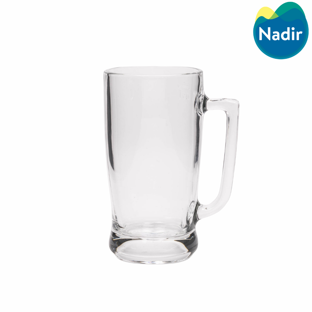 Jarra Vaso Cervecero de Vidrio 600ml Nadir 59020200792714 Cerveza. Nadir