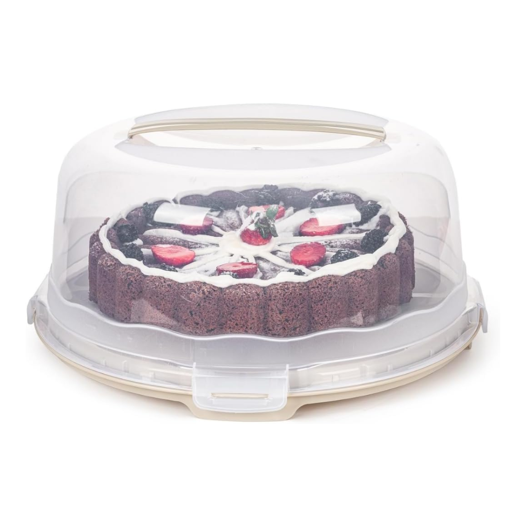 Porta Dulces con Tapa 25cm Plástico 0013