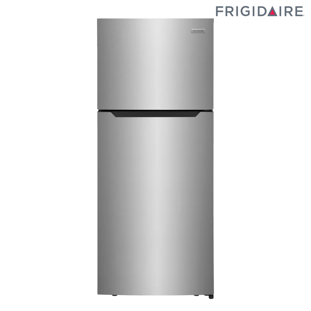 Refrigeradora Top Mount Frigidaire FFHT1822UV 18p3 con Congelador Superior Acero Inoxidable | No Frost Nevera.
