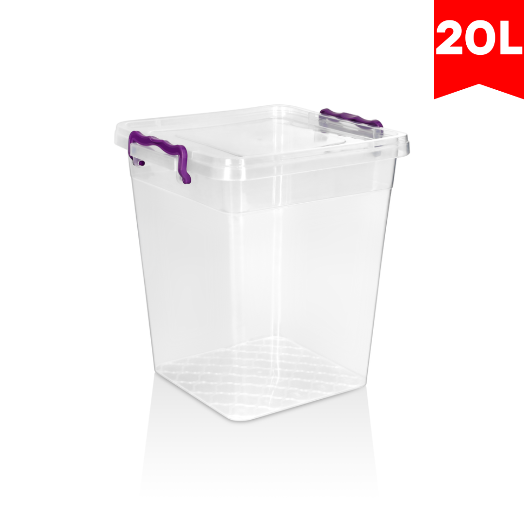 Contenedor Organizador de Almacenamientos Plástico 20L 357 Selecto