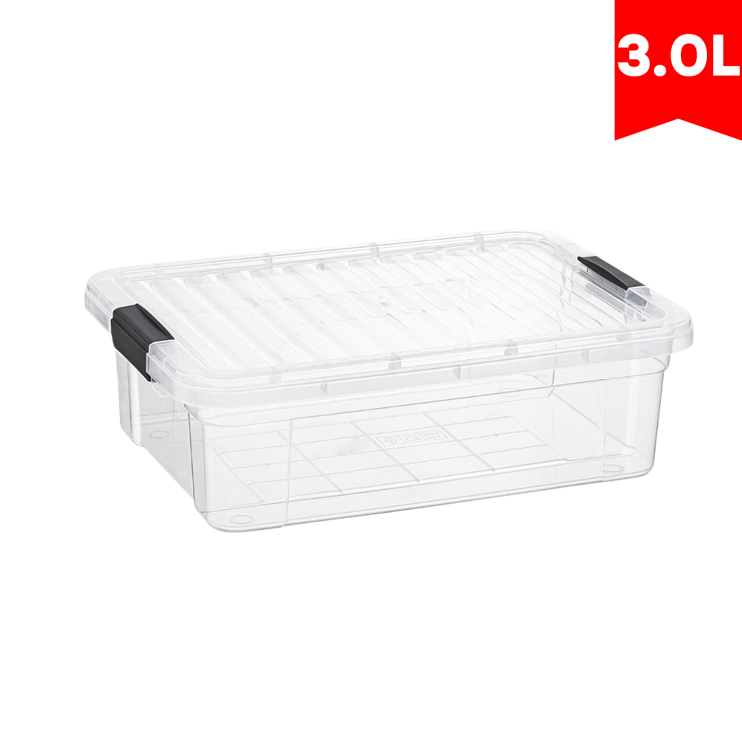 Contenedor Organizador de Almacenamientos Plástico 3L Libre de BPA QS003 Selecto