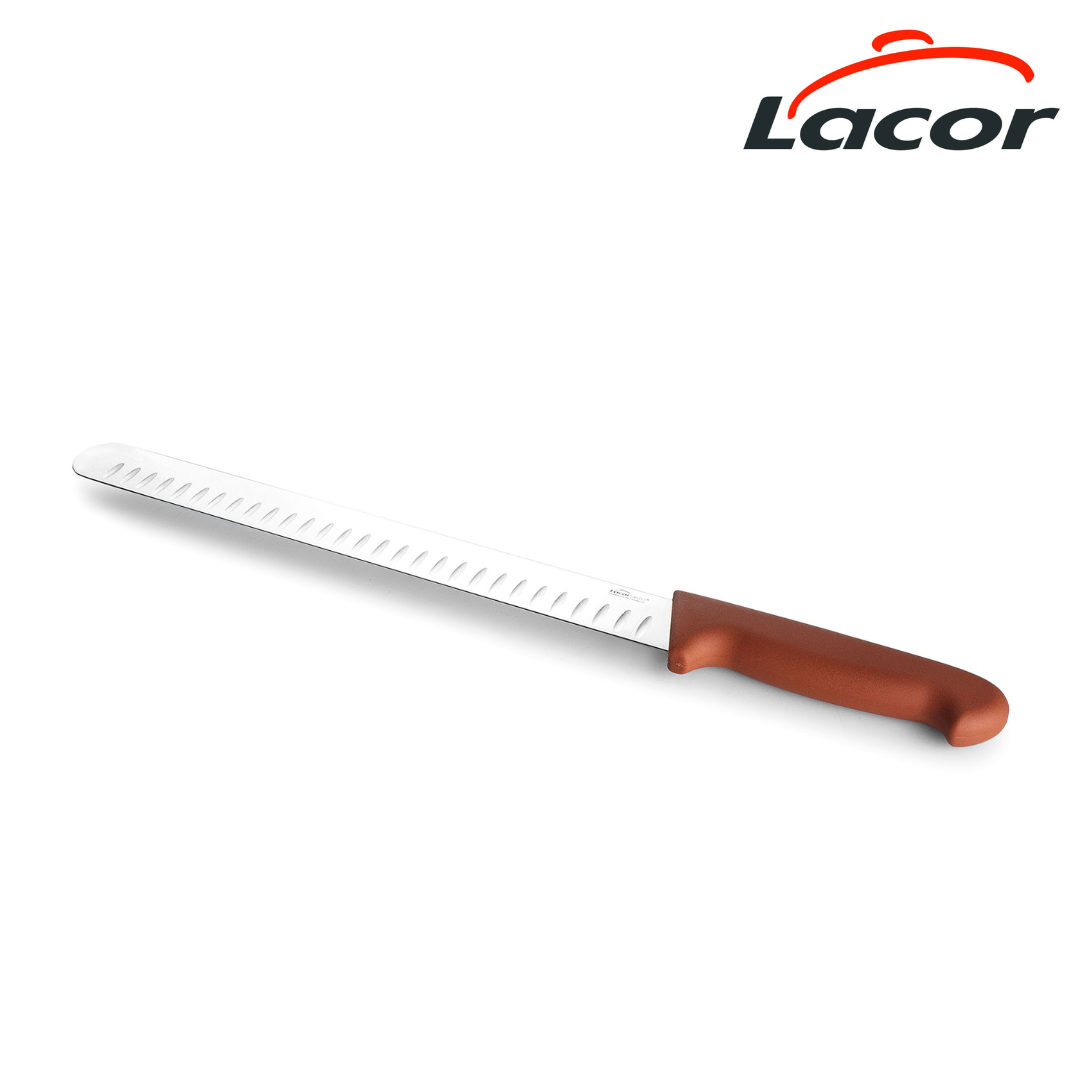 Cuchillo para Asado de Acero Inoxidable 12" Marrón Lacor ES-38391