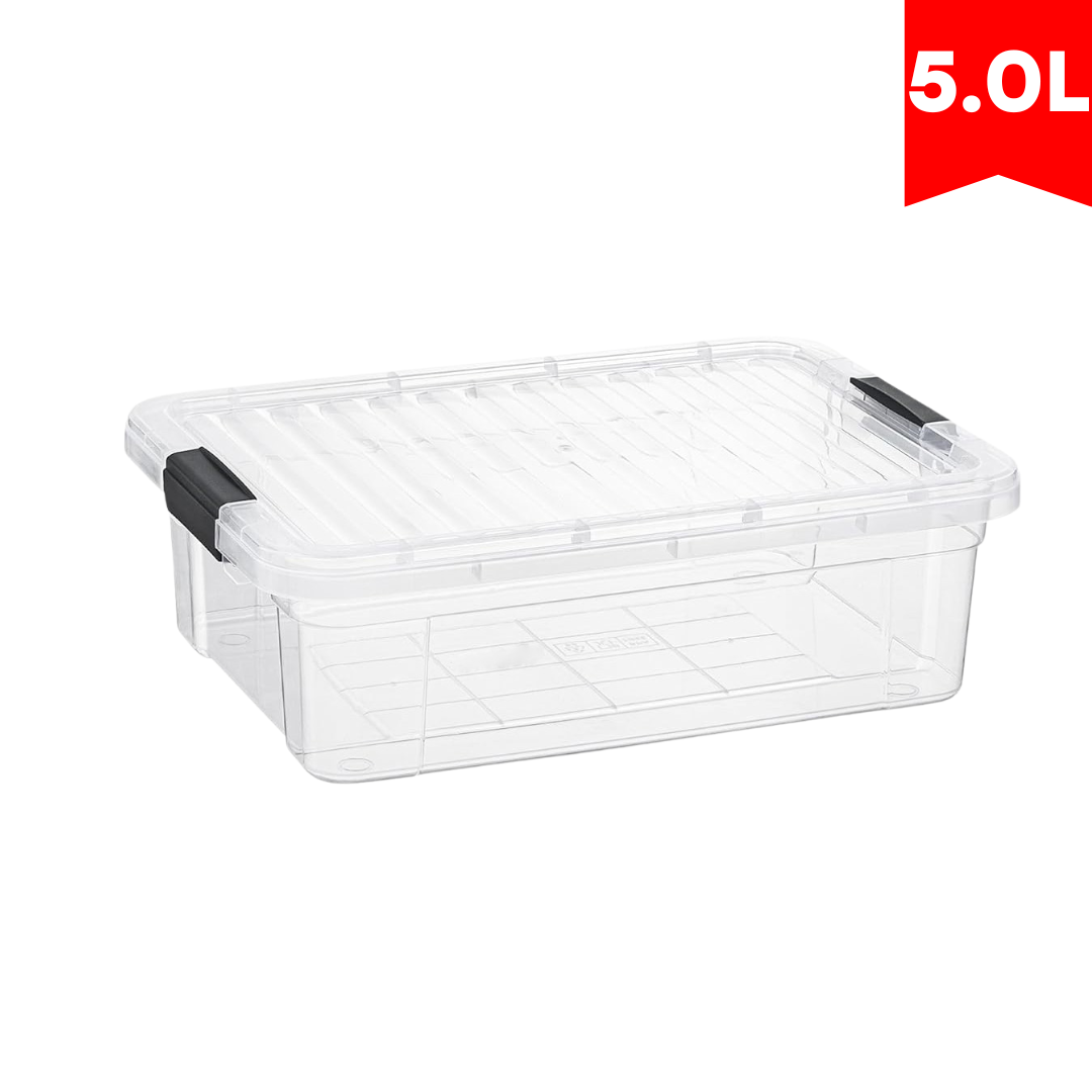 Contenedor Organizador de Almacenamientos Plástico 5L Libre de BPA QS004 Selecto