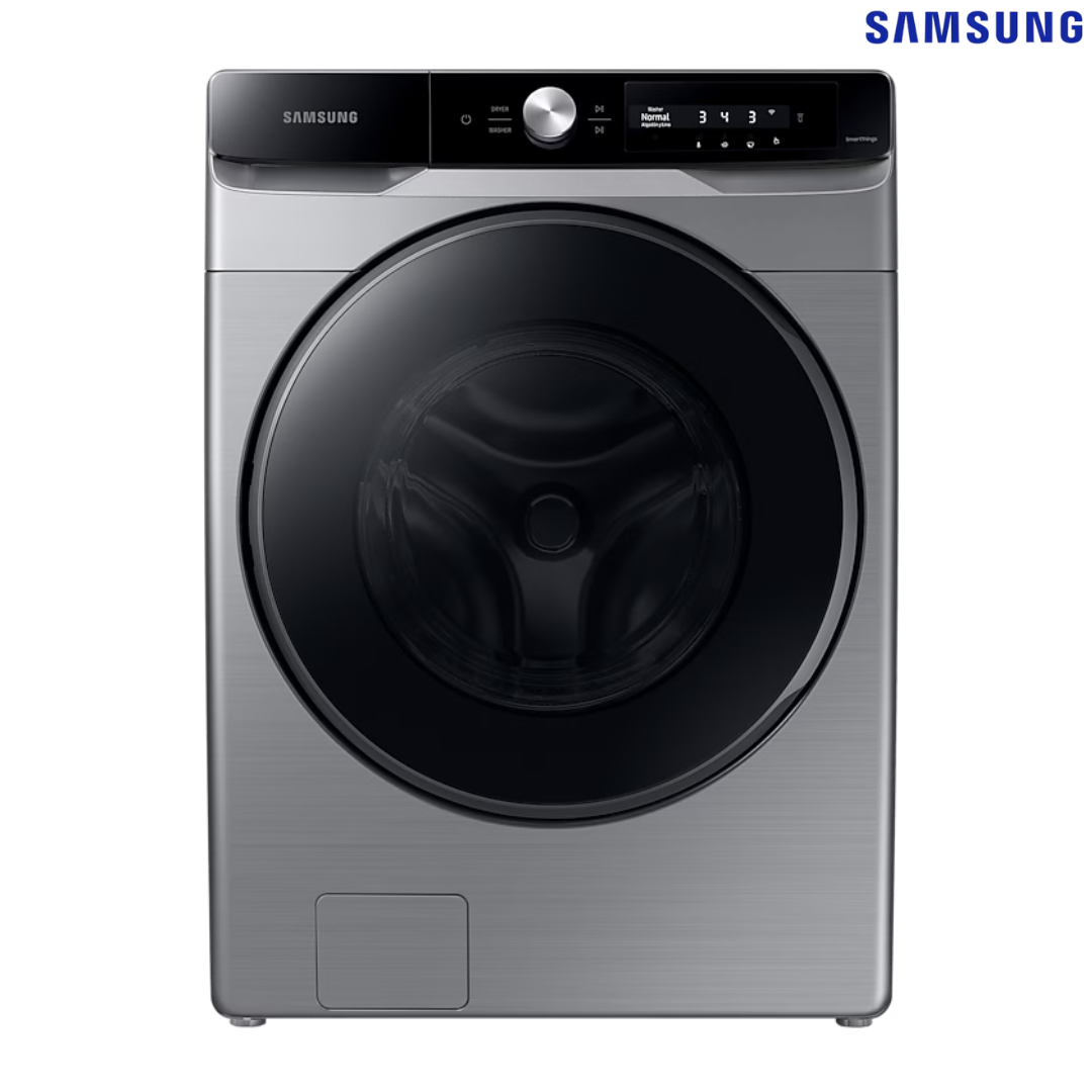Lavadora Automática Carga Frontal 22kg MultiControl y AI Control Gris Samsung WF22C6400AP/AP