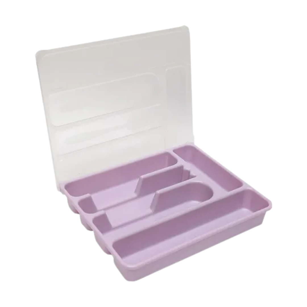 Porta Cubiertos con Tapa de Plástico 86268 Selecto