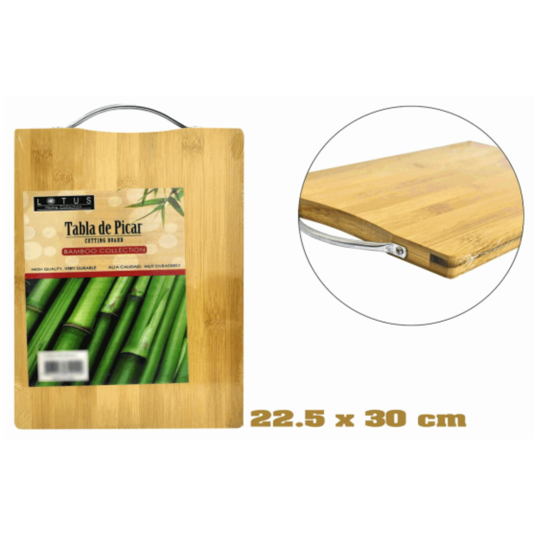 Tabla de Picar de Bambú 22.5x30cm 81013