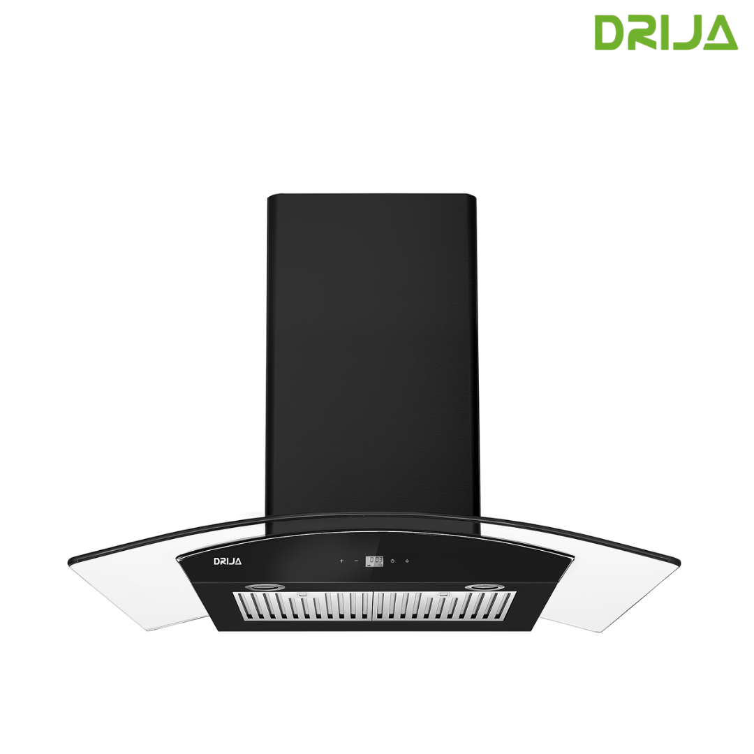 (POR PEDIDO) Extractor de Grasa Tipo Campana Negro Mate Prisma Touch 90 Black Drija DRIJA