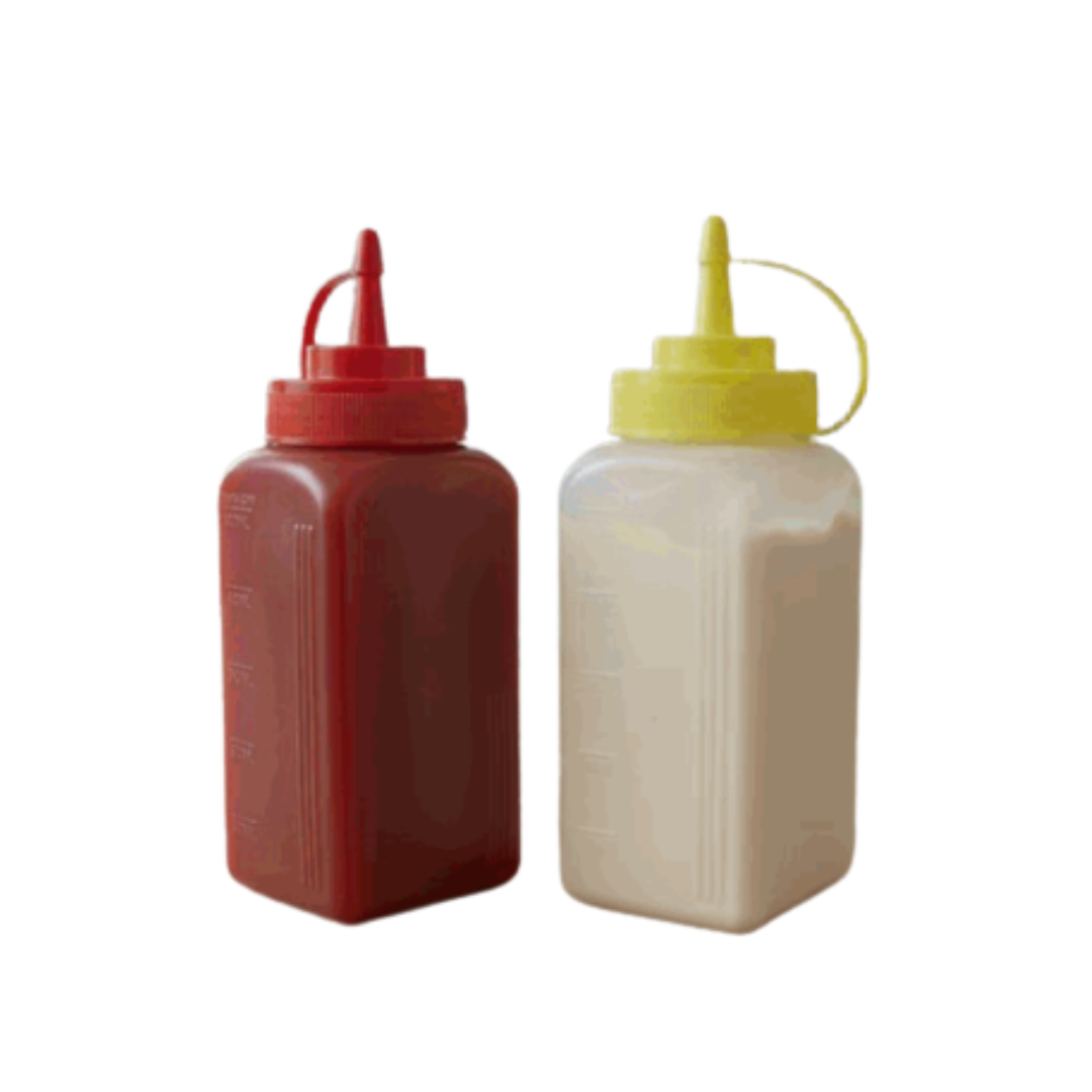 Envase Dispensador de Salsa 500ml 89515 Ketchup. Mostaza. Selecto