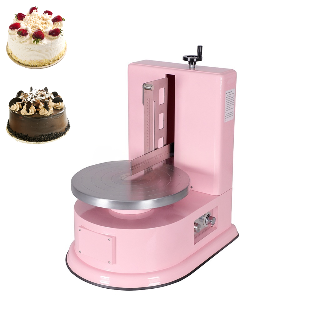 (LLEGANDO 30 DE MAYO) Máquina Giratoria para Dulces Torta con Panel Manual 36cm Rosado BS-14 Bailarina.