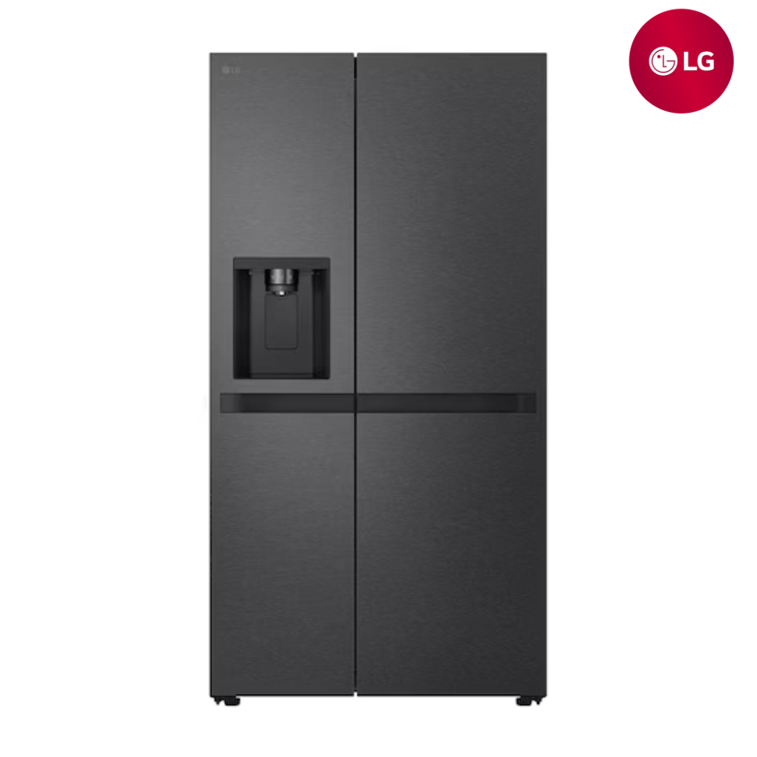 Refrigeradora Side by Side 22p3 Smart Inverter Esence Matte Black LG VS25LQIK LG
