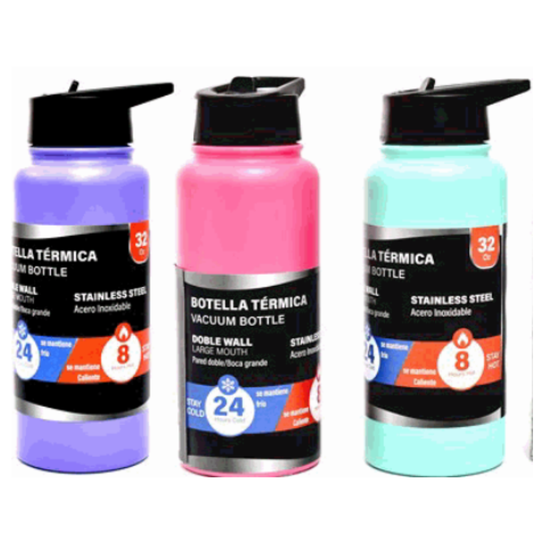 Botella Térmica de Acero Inoxidable 32oz Lotus SV-323OZ-ASG