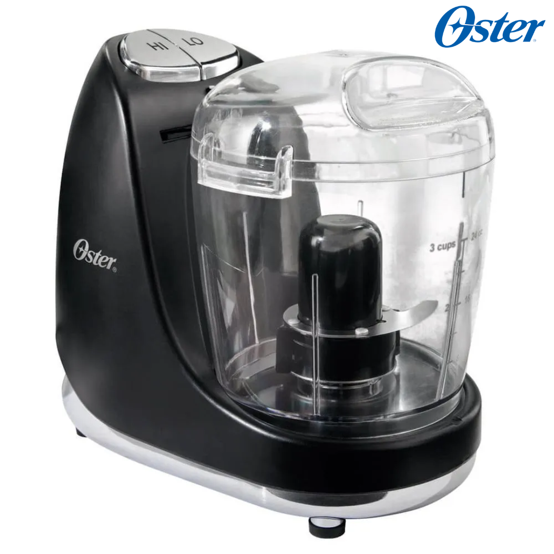 Procesador de Alimentos Eléctrico Pica Todo 3 Tazas Negro Oster 3320-013