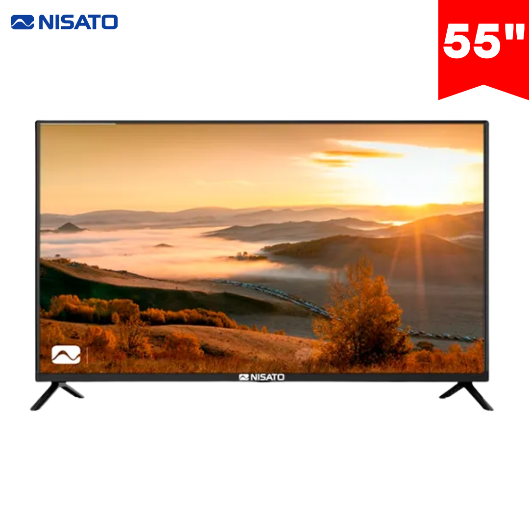 Televisor Smart TV LED de 55" Nisato NLED-55GGLE