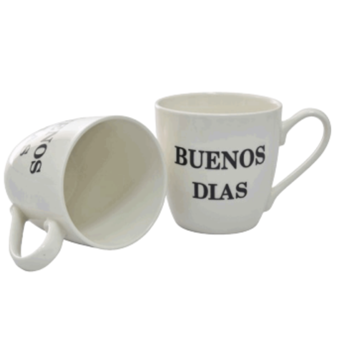 Taza de Porcelana Buenos Días 84584 Selecto