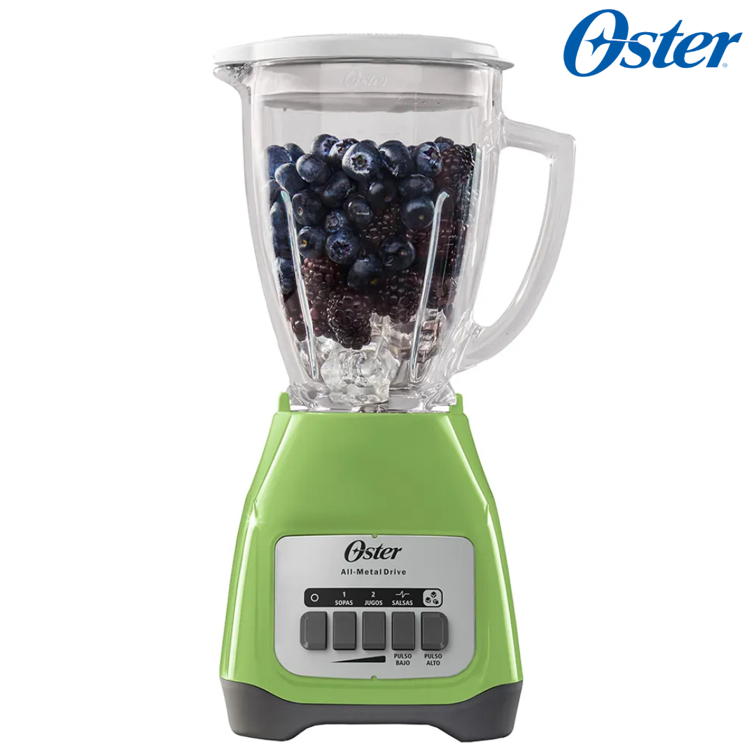 Licuadora Jarra de Vidrio 1.5L 800W 2 velocidades + Pulso Color Kiwi Verde Oster BLSTKAG-KPB Oster