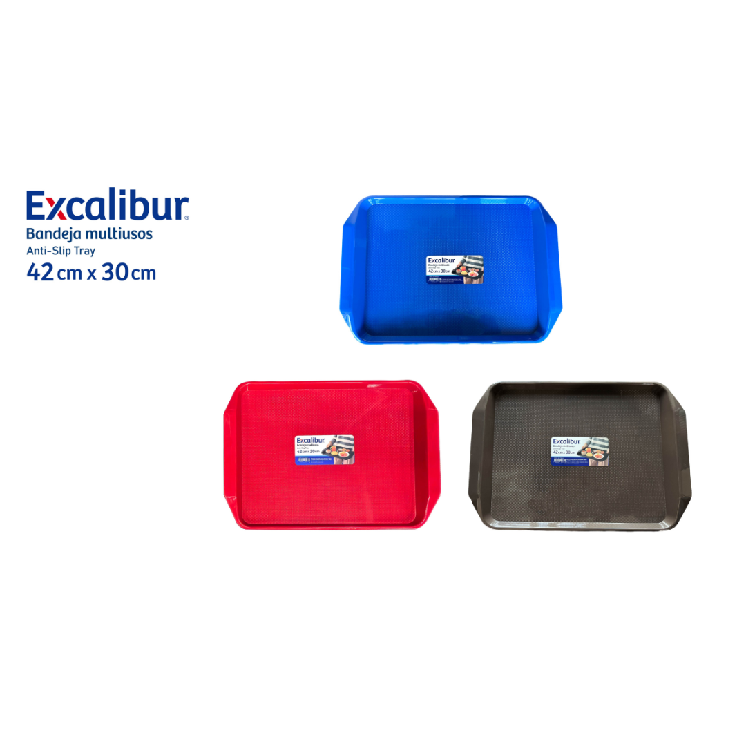 Bandeja de Restaurante Plástica 42x30cm Excalibur M27-PTN4230 EXCALIBUR