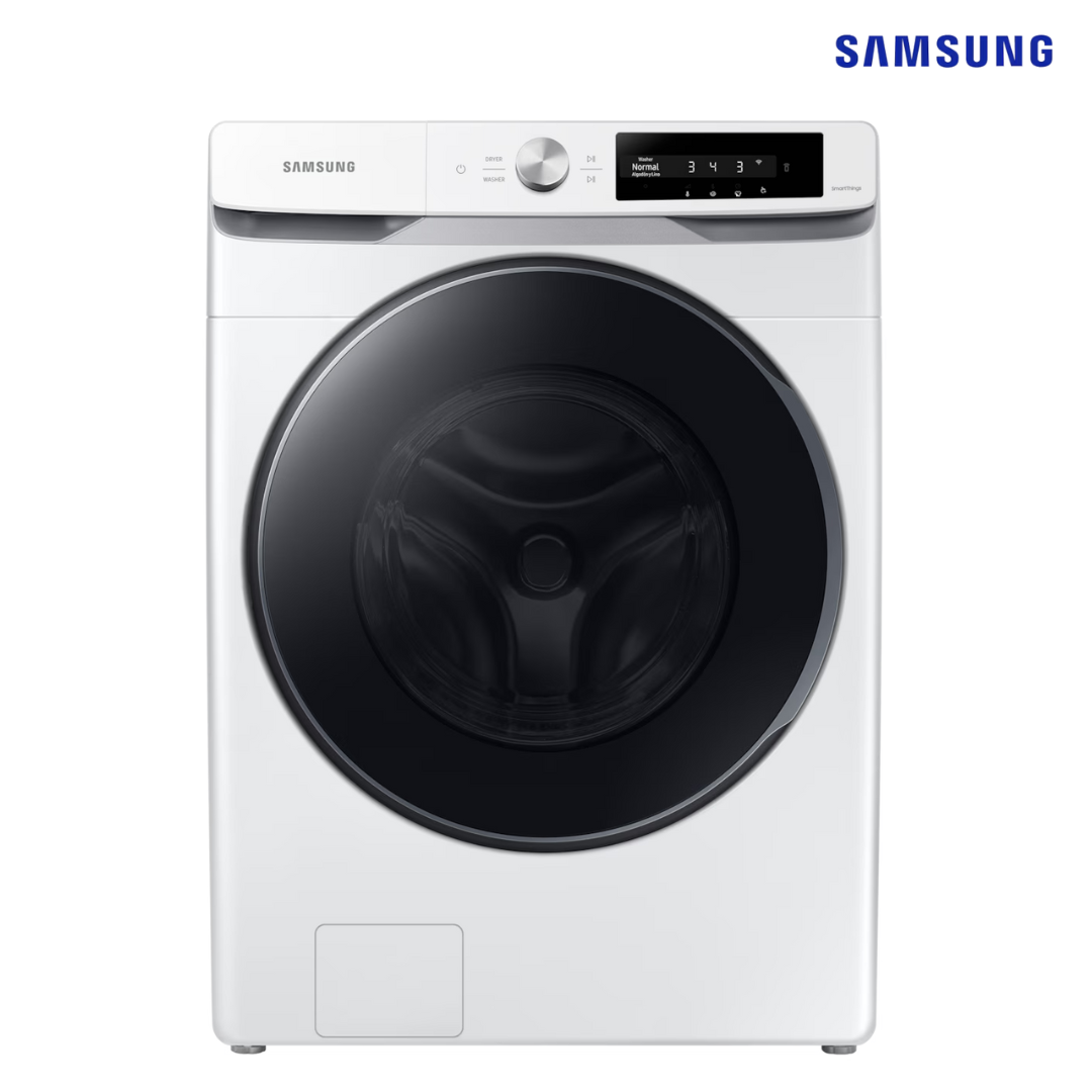 Lavadora Automática Carga Frontal 22kg Inverter con AI Control y MultiControl Blanco Samsung WF22C6400AW/AP Samsung