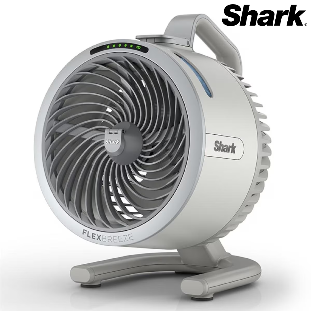 Ventilador Abanico Portátil FlexBreeze HydroGo Gris Claro Shark FA052DV Shark