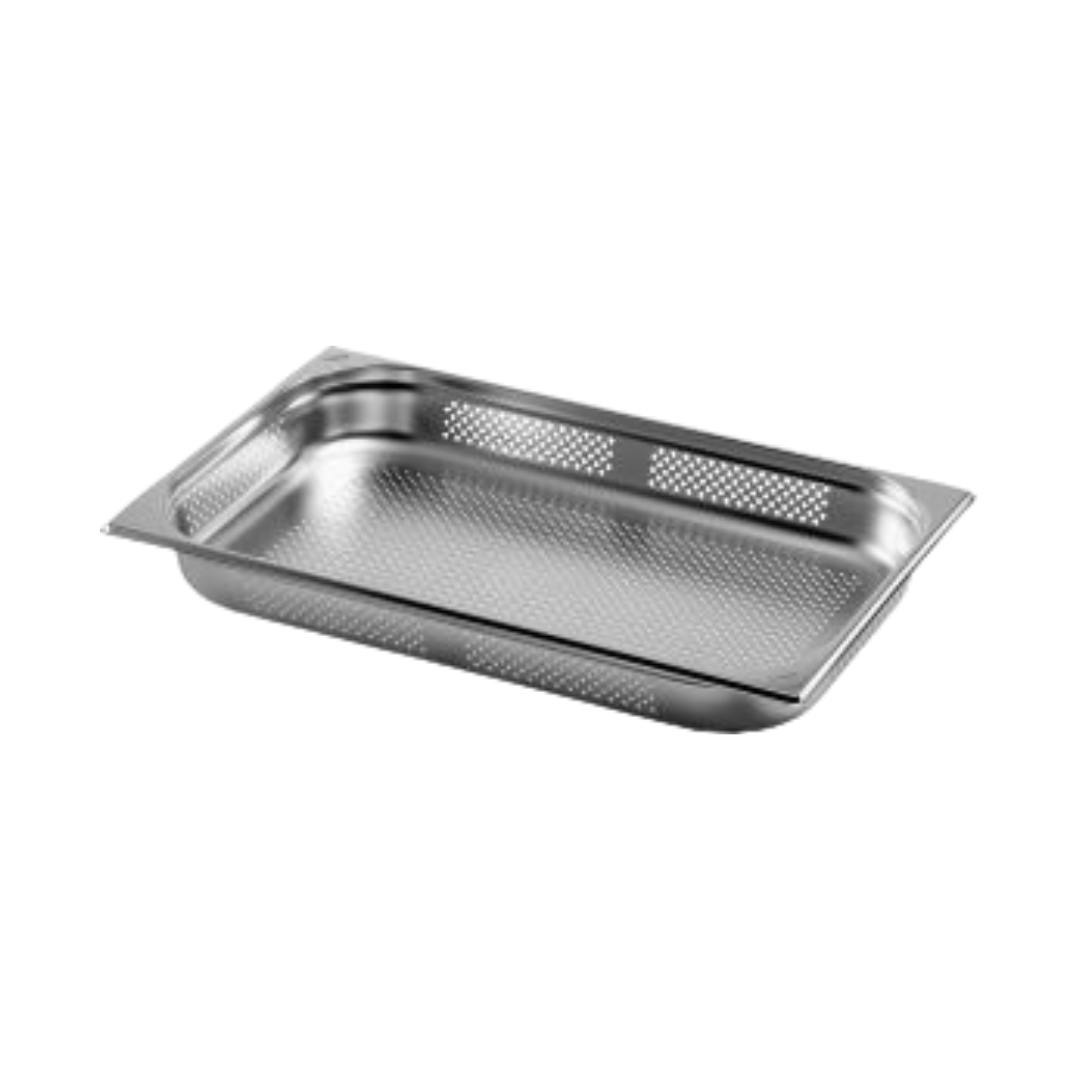 Bandeja GN Pan Perforado de Acero Inoxidable 1/1x30mm H5330P Selecto