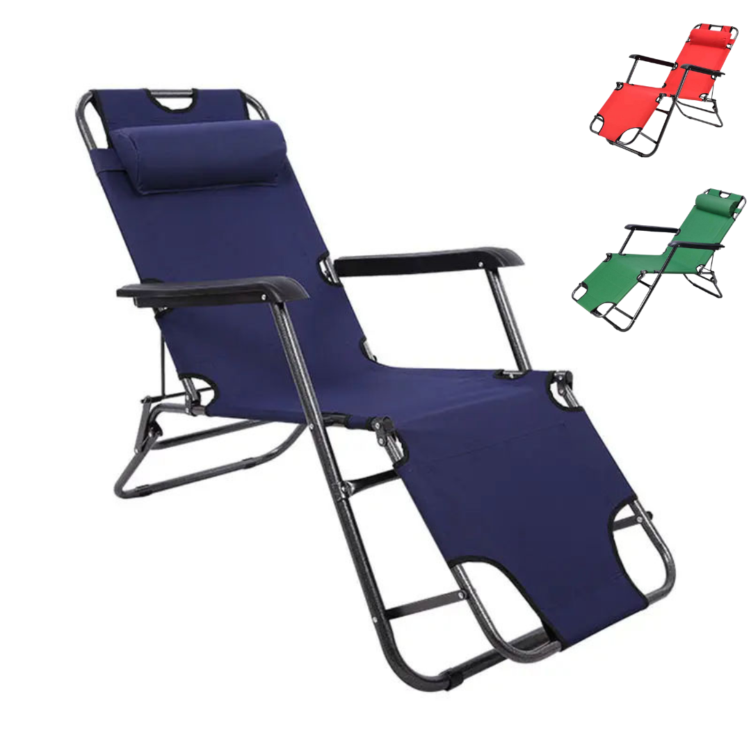 Silla Playera Reclinable Plegable 153x60x79cm BCH-NM05 Selecto