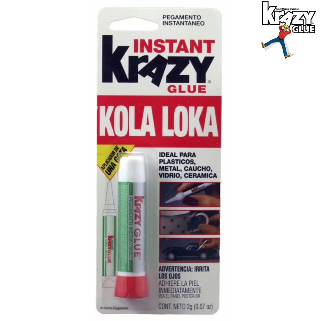 Pegamento Kola Lola Krazy Glue 2g Multiproposito KG652 Krazy Glue