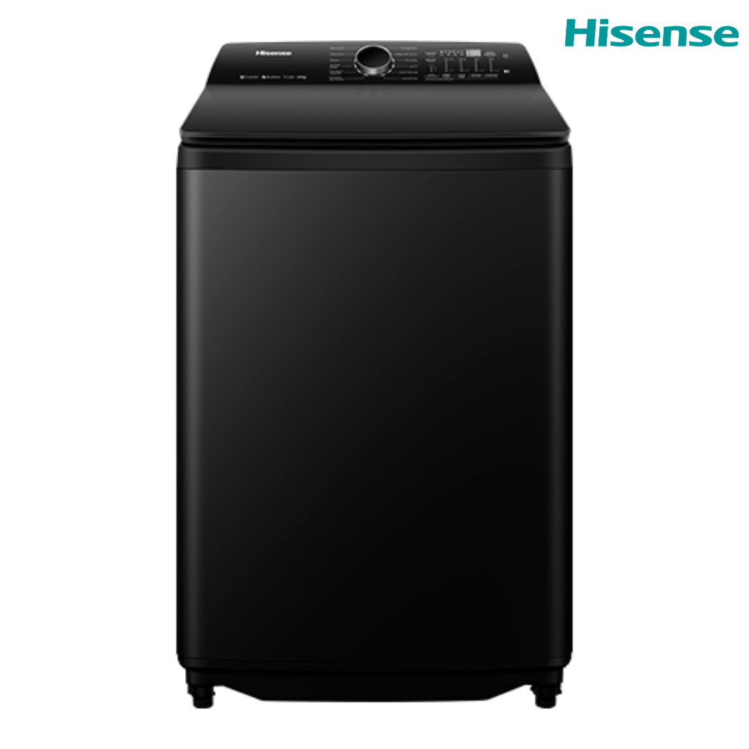 Lavadora Automática Carga Superior 22kg Negro Inverter Hisense WT5I2223DB